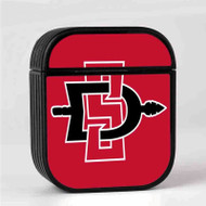 Onyourcases San Diego State Aztecs Custom AirPods Case Cover New Awesome Apple AirPods Gen 1 AirPods Gen 2 AirPods Pro Hard Skin Protective Cover Sublimation Cases