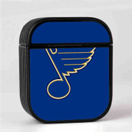 Onyourcases St Louis Blues NHL Custom AirPods Case Cover New Awesome Apple AirPods Gen 1 AirPods Gen 2 AirPods Pro Hard Skin Protective Cover Sublimation Cases