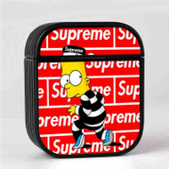 Onyourcases Supreme Bart Custom AirPods Case Cover New Awesome Apple AirPods Gen 1 AirPods Gen 2 AirPods Pro Hard Skin Protective Cover Sublimation Cases