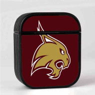 Onyourcases Texas State Bobcats Custom AirPods Case Cover New Awesome Apple AirPods Gen 1 AirPods Gen 2 AirPods Pro Hard Skin Protective Cover Sublimation Cases
