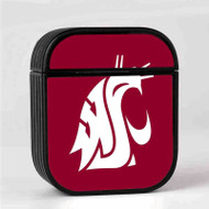 Onyourcases Washington State Cougars Custom AirPods Case Cover New Awesome Apple AirPods Gen 1 AirPods Gen 2 AirPods Pro Hard Skin Protective Cover Sublimation Cases
