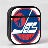 Onyourcases Winnipeg Jets NHL Custom AirPods Case Cover New Awesome Apple AirPods Gen 1 AirPods Gen 2 AirPods Pro Hard Skin Protective Cover Sublimation Cases