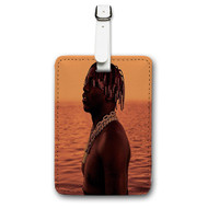 Onyourcases 66 Lil Yachty Feat Trippie Redd Custom Luggage Tags Personalized Name PU Leather Luggage Tag With Strap Awesome Top Baggage Hanging Suitcase Bag Tags Name ID Labels Travel Bag Accessories