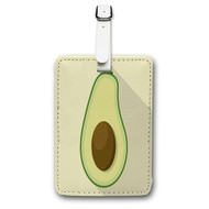 Onyourcases avocado Custom Luggage Tags Personalized Name PU Leather Luggage Tag With Strap Awesome Top Baggage Hanging Suitcase Bag Tags Name ID Labels Travel Bag Accessories