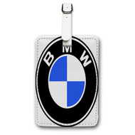 Onyourcases BMW Custom Luggage Tags Personalized Name PU Leather Luggage Tag With Strap Awesome Top Baggage Hanging Suitcase Bag Tags Name ID Labels Travel Bag Accessories