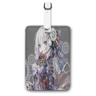 Onyourcases Clockwork Planet Custom Luggage Tags Personalized Name PU Leather Luggage Tag With Strap Awesome Top Baggage Hanging Suitcase Bag Tags Name ID Labels Travel Bag Accessories