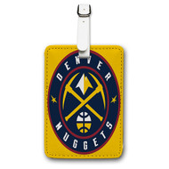 Onyourcases Denver Nuggets NBA Art Custom Luggage Tags Personalized Name PU Leather Luggage Tag With Strap Awesome Top Baggage Hanging Suitcase Bag Tags Name ID Labels Travel Bag Accessories