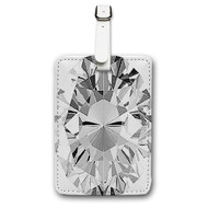 Onyourcases Diamond Custom Luggage Tags Personalized Name PU Leather Luggage Tag With Strap Awesome Top Baggage Hanging Suitcase Bag Tags Name ID Labels Travel Bag Accessories