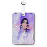 Onyourcases Jisoo blackpink Custom Luggage Tags Personalized Name PU Leather Luggage Tag With Strap Awesome Top Baggage Hanging Suitcase Bag Tags Name ID Labels Travel Bag Accessories