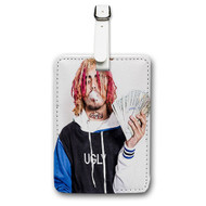 Onyourcases Lil Pump Money Custom Luggage Tags Personalized Name PU Leather Luggage Tag With Strap Awesome Top Baggage Hanging Suitcase Bag Tags Name ID Labels Travel Bag Accessories