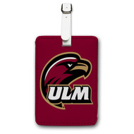 Onyourcases Louisiana Monroe Warhawks Custom Luggage Tags Personalized Name PU Leather Luggage Tag With Strap Awesome Top Baggage Hanging Suitcase Bag Tags Name ID Labels Travel Bag Accessories
