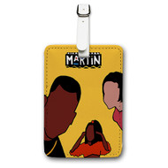 Onyourcases Martin TV Show Custom Luggage Tags Personalized Name PU Leather Luggage Tag With Strap Awesome Top Baggage Hanging Suitcase Bag Tags Name ID Labels Travel Bag Accessories