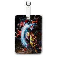 Onyourcases Metroid Samus Returns Custom Luggage Tags Personalized Name PU Leather Luggage Tag With Strap Awesome Top Baggage Hanging Suitcase Bag Tags Name ID Labels Travel Bag Accessories