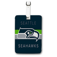 Onyourcases seattle seahawks Custom Luggage Tags Personalized Name PU Leather Luggage Tag With Strap Awesome Top Baggage Hanging Suitcase Bag Tags Name ID Labels Travel Bag Accessories