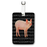 Onyourcases shane dawson pig Custom Luggage Tags Personalized Name PU Leather Luggage Tag With Strap Awesome Top Baggage Hanging Suitcase Bag Tags Name ID Labels Travel Bag Accessories