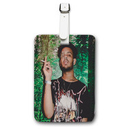 Onyourcases Smokepurpp Art Custom Luggage Tags Personalized Name PU Leather Luggage Tag With Strap Awesome Top Baggage Hanging Suitcase Bag Tags Name ID Labels Travel Bag Accessories
