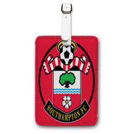 Onyourcases Southampton FC Custom Luggage Tags Personalized Name PU Leather Luggage Tag With Strap Awesome Top Baggage Hanging Suitcase Bag Tags Name ID Labels Travel Bag Accessories
