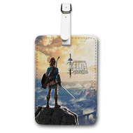 Onyourcases The Legend Of Zelda Breath Of The Wild Custom Luggage Tags Personalized Name PU Leather Luggage Tag With Strap Awesome Top Baggage Hanging Suitcase Bag Tags Name ID Labels Travel Bag Accessories