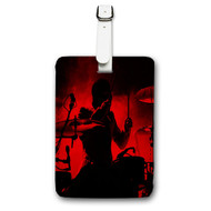 Onyourcases Twenty One Pilots Josh Dun Custom Luggage Tags Personalized Name PU Leather Luggage Tag With Strap Awesome Top Baggage Hanging Suitcase Bag Tags Name ID Labels Travel Bag Accessories