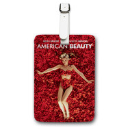 Onyourcases American Beauty Custom Luggage Tags Personalized Name PU Leather Luggage Tag With Strap Awesome Baggage Top Brand Hanging Suitcase Bag Tags Name ID Labels Travel Bag Accessories