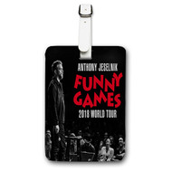 Onyourcases Anthony Jeselnik Funny Games Custom Luggage Tags Personalized Name PU Leather Luggage Tag With Strap Awesome Baggage Top Brand Hanging Suitcase Bag Tags Name ID Labels Travel Bag Accessories