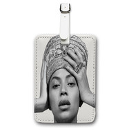 Onyourcases beyonce Art Custom Luggage Tags Personalized Name PU Leather Luggage Tag With Strap Awesome Baggage Top Brand Hanging Suitcase Bag Tags Name ID Labels Travel Bag Accessories