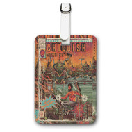Onyourcases Childish Gambino Custom Luggage Tags Personalized Name PU Leather Luggage Tag With Strap Awesome Baggage Top Brand Hanging Suitcase Bag Tags Name ID Labels Travel Bag Accessories