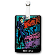 Onyourcases Cowboy Bebop Custom Luggage Tags Personalized Name PU Leather Luggage Tag With Strap Awesome Baggage Top Brand Hanging Suitcase Bag Tags Name ID Labels Travel Bag Accessories