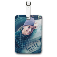Onyourcases Daniel Seavey Why Don t We Art Custom Luggage Tags Personalized Name PU Leather Luggage Tag With Strap Awesome Baggage Top Brand Hanging Suitcase Bag Tags Name ID Labels Travel Bag Accessories