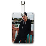 Onyourcases Daniel Skye Custom Luggage Tags Personalized Name PU Leather Luggage Tag With Strap Awesome Baggage Top Brand Hanging Suitcase Bag Tags Name ID Labels Travel Bag Accessories