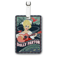 Onyourcases dolly parton Custom Luggage Tags Personalized Name PU Leather Luggage Tag With Strap Awesome Baggage Top Brand Hanging Suitcase Bag Tags Name ID Labels Travel Bag Accessories