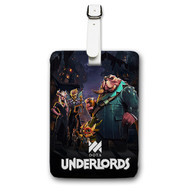 Onyourcases Dota Underlords Custom Luggage Tags Personalized Name PU Leather Luggage Tag With Strap Awesome Baggage Top Brand Hanging Suitcase Bag Tags Name ID Labels Travel Bag Accessories