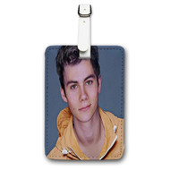 Onyourcases Dylan O brien Custom Luggage Tags Personalized Name PU Leather Luggage Tag With Strap Awesome Baggage Top Brand Hanging Suitcase Bag Tags Name ID Labels Travel Bag Accessories