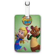 Onyourcases Goldie Bear Custom Luggage Tags Personalized Name PU Leather Luggage Tag With Strap Awesome Baggage Top Brand Hanging Suitcase Bag Tags Name ID Labels Travel Bag Accessories