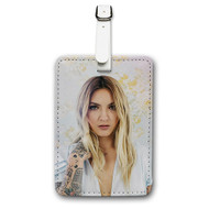 Onyourcases Julia Michaels Custom Luggage Tags Personalized Name PU Leather Luggage Tag With Strap Awesome Baggage Top Brand Hanging Suitcase Bag Tags Name ID Labels Travel Bag Accessories