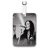 Onyourcases Kacey Musgraves Custom Luggage Tags Personalized Name PU Leather Luggage Tag With Strap Awesome Baggage Top Brand Hanging Suitcase Bag Tags Name ID Labels Travel Bag Accessories