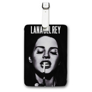 Onyourcases Lana Del Rey Custom Luggage Tags Personalized Name PU Leather Luggage Tag With Strap Awesome Baggage Top Brand Hanging Suitcase Bag Tags Name ID Labels Travel Bag Accessories