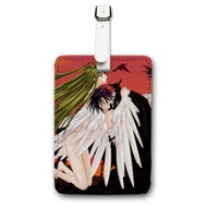 Onyourcases Lelouch and CC Hug Code Geass Custom Luggage Tags Personalized Name PU Leather Luggage Tag With Strap Awesome Baggage Top Brand Hanging Suitcase Bag Tags Name ID Labels Travel Bag Accessories