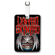 Onyourcases Lynyrd Skynyrd Custom Luggage Tags Personalized Name PU Leather Luggage Tag With Strap Awesome Baggage Top Brand Hanging Suitcase Bag Tags Name ID Labels Travel Bag Accessories