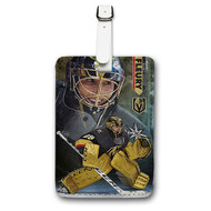 Onyourcases Marc Andr Fleury Vegas Golden Knights NHL Custom Luggage Tags Personalized Name PU Leather Luggage Tag With Strap Awesome Baggage Top Brand Hanging Suitcase Bag Tags Name ID Labels Travel Bag Accessories