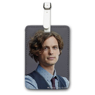 Onyourcases Matthew Gray Gubler Art Custom Luggage Tags Personalized Name PU Leather Luggage Tag With Strap Awesome Baggage Top Brand Hanging Suitcase Bag Tags Name ID Labels Travel Bag Accessories