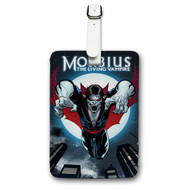 Onyourcases Morbius The Living Vampire Custom Luggage Tags Personalized Name PU Leather Luggage Tag With Strap Awesome Baggage Top Brand Hanging Suitcase Bag Tags Name ID Labels Travel Bag Accessories