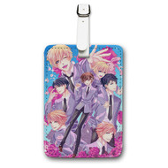 Onyourcases Ouran High School Host Club Custom Luggage Tags Personalized Name PU Leather Luggage Tag With Strap Awesome Baggage Top Brand Hanging Suitcase Bag Tags Name ID Labels Travel Bag Accessories