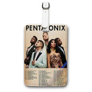 Onyourcases Pentatonix Custom Luggage Tags Personalized Name PU Leather Luggage Tag With Strap Awesome Baggage Top Brand Hanging Suitcase Bag Tags Name ID Labels Travel Bag Accessories