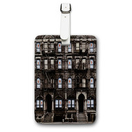 Onyourcases Physical Graffiti Led Zeppelin Custom Luggage Tags Personalized Name PU Leather Luggage Tag With Strap Awesome Baggage Top Brand Hanging Suitcase Bag Tags Name ID Labels Travel Bag Accessories