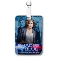 Onyourcases Shades of Blue Jennifer Lopez Custom Luggage Tags Personalized Name PU Leather Luggage Tag With Strap Awesome Baggage Top Brand Hanging Suitcase Bag Tags Name ID Labels Travel Bag Accessories