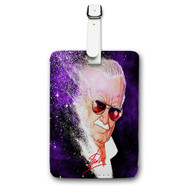 Onyourcases Stan Lee Custom Luggage Tags Personalized Name PU Leather Luggage Tag With Strap Awesome Baggage Top Brand Hanging Suitcase Bag Tags Name ID Labels Travel Bag Accessories