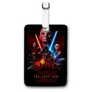 Onyourcases Star Wars The Last Jedi Movie Custom Luggage Tags Personalized Name PU Leather Luggage Tag With Strap Awesome Baggage Top Brand Hanging Suitcase Bag Tags Name ID Labels Travel Bag Accessories