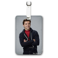 Onyourcases Tom Holland Spiderman Custom Luggage Tags Personalized Name PU Leather Luggage Tag With Strap Awesome Baggage Top Brand Hanging Suitcase Bag Tags Name ID Labels Travel Bag Accessories
