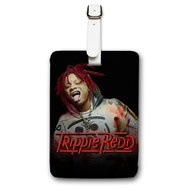 Onyourcases Trippie Redd 2 Custom Luggage Tags Personalized Name PU Leather Luggage Tag With Strap Awesome Baggage Top Brand Hanging Suitcase Bag Tags Name ID Labels Travel Bag Accessories